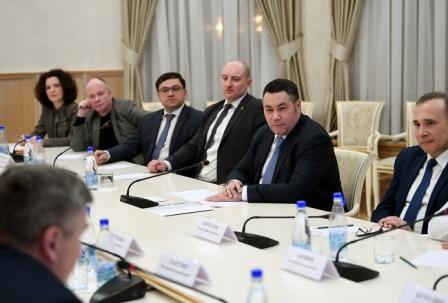 Губернатор Игорь Руденя обсудил с предпринимателями Тверской области вопросы поддержки малого и среднего бизнеса
